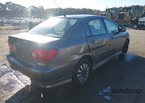 2004 Toyota Corolla S из США, поврежденный, VIN 1NXBR32E94Z242563